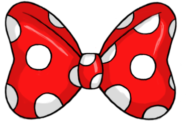 Pin By Susan Clevinger On Disney Clipart/printables - Laço Da Minnie Desenho (400x304), Png Download