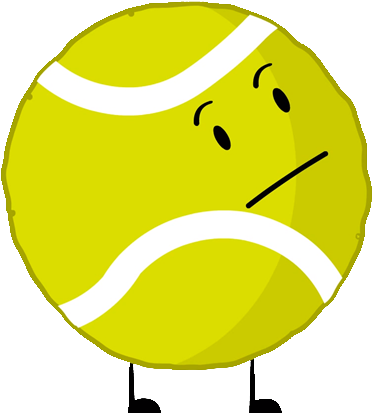 Tennis Ball 11 - Battle For Dream Island Tennis Ball (421x413), Png Download