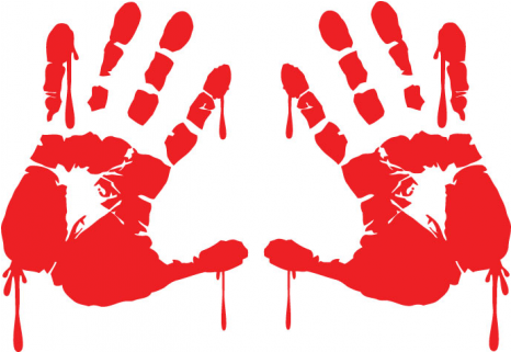Bloody Hand Png For Kids - Wednesday's Child (465x465), Png Download