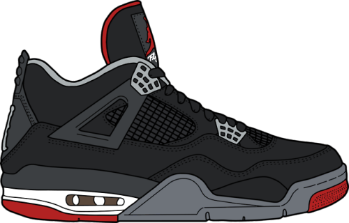 Air Jordan 4 “bred” - Jordan 4 Retro Toro Bravo Mens (500x320), Png Download