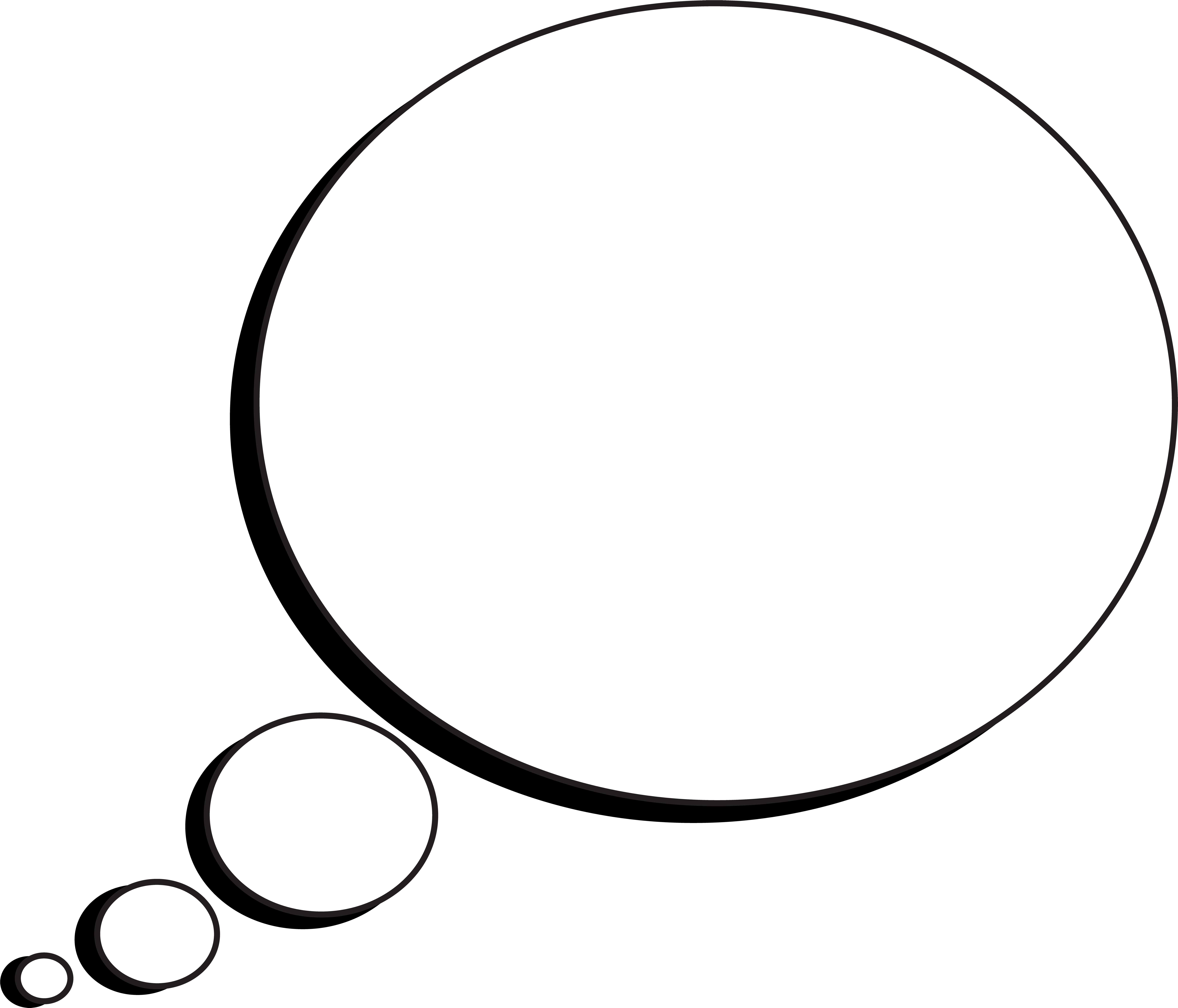Comic Bubble Png (8000x6845), Png Download