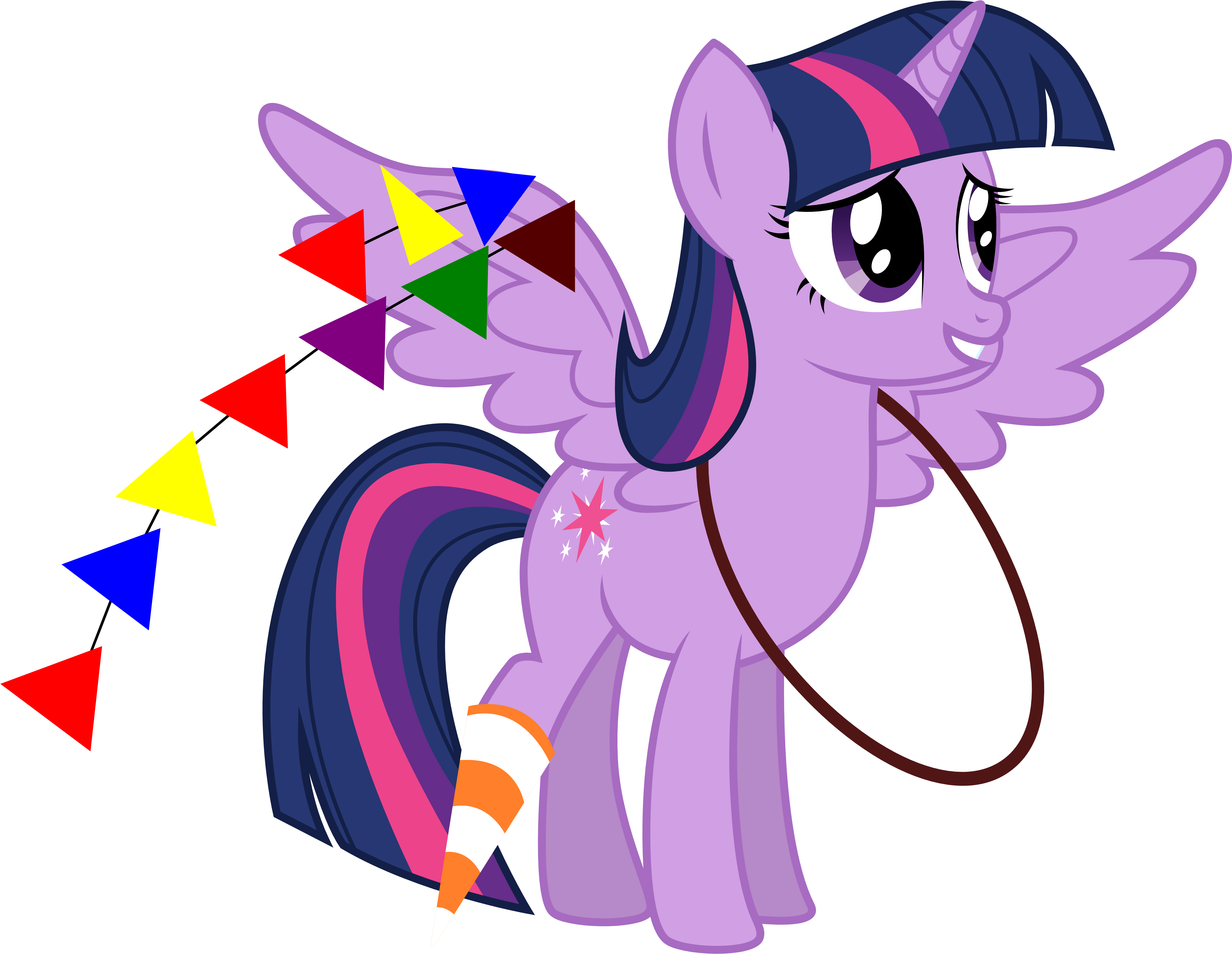 Pony Princess Cadance Pink Cartoon Purple Mammal Violet - My Little Pony Flying (5000x4500), Png Download