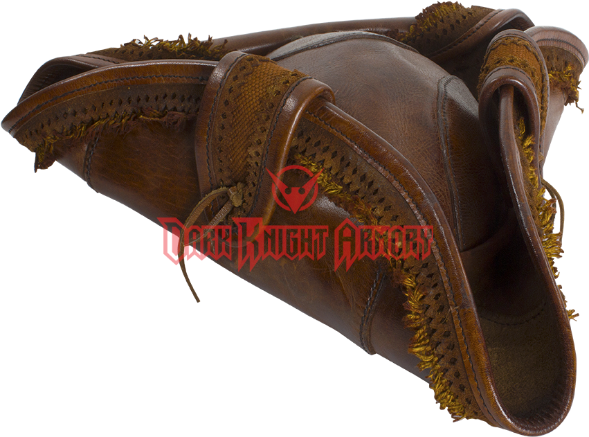 Leather Pirate Hat - Leather Tricorn Hat (850x850), Png Download