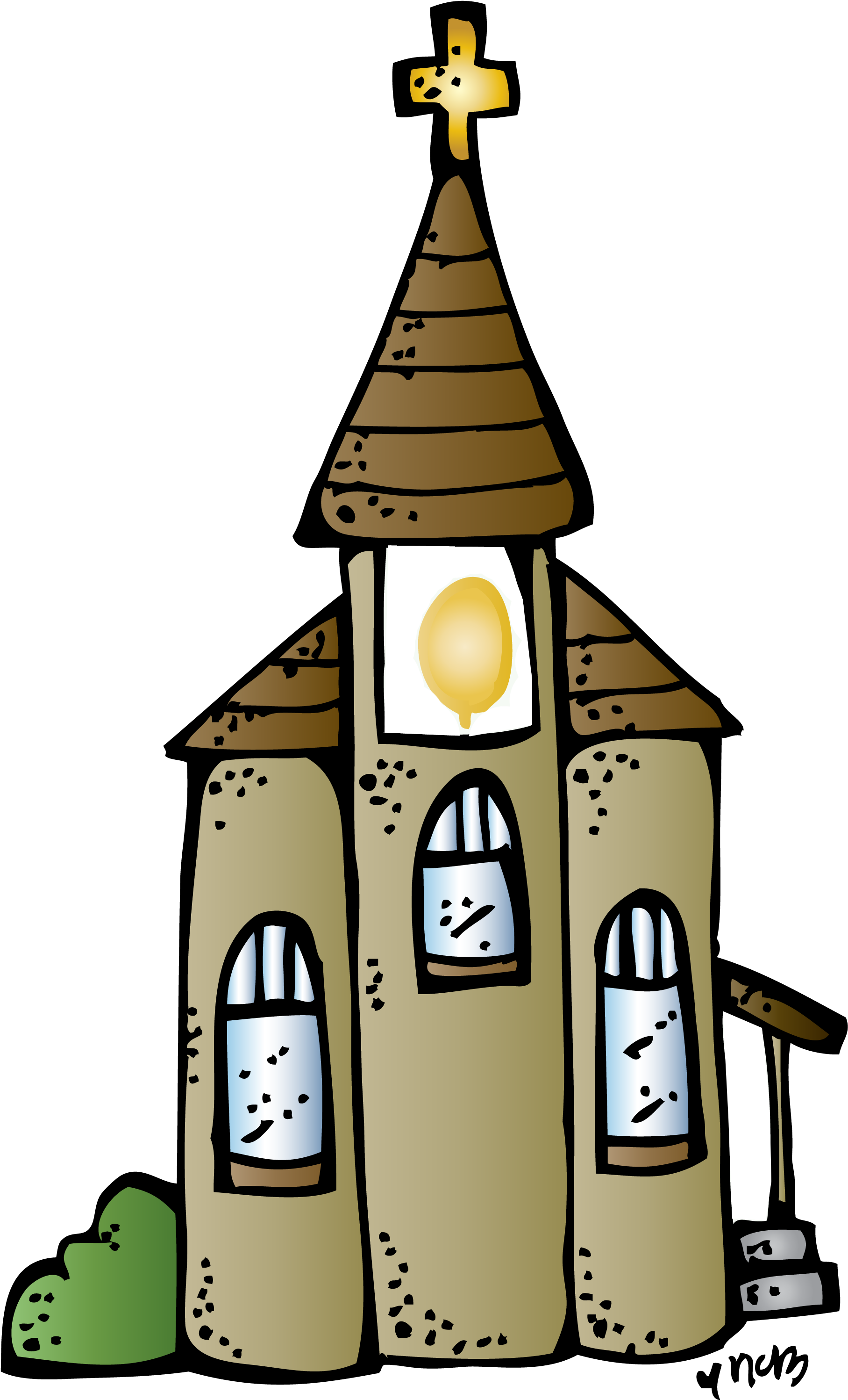 Church Pr Melonheadz 13 Colored (1824×2999) - Melonheadz Clipart Church (1824x2999), Png Download