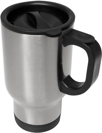 Banner Freeuse Coffee Travel Mug Clipart - Stainless Steel Mug Png (520x520), Png Download
