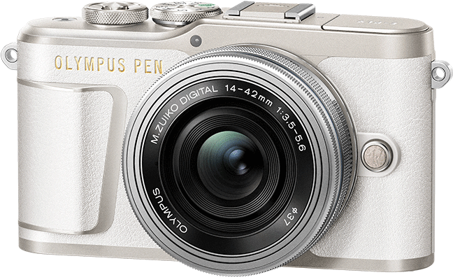 Pen 9 White Front - Olympus Pen E Pl9 (540x303), Png Download