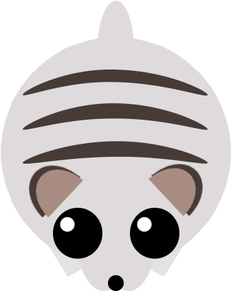 Tiger - White Tiger Mope Io (500x500), Png Download