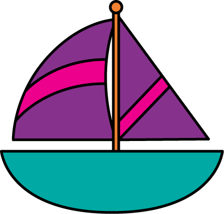 Sailing Boat Silhouette - Sailboat Clipart (445x425), Png Download