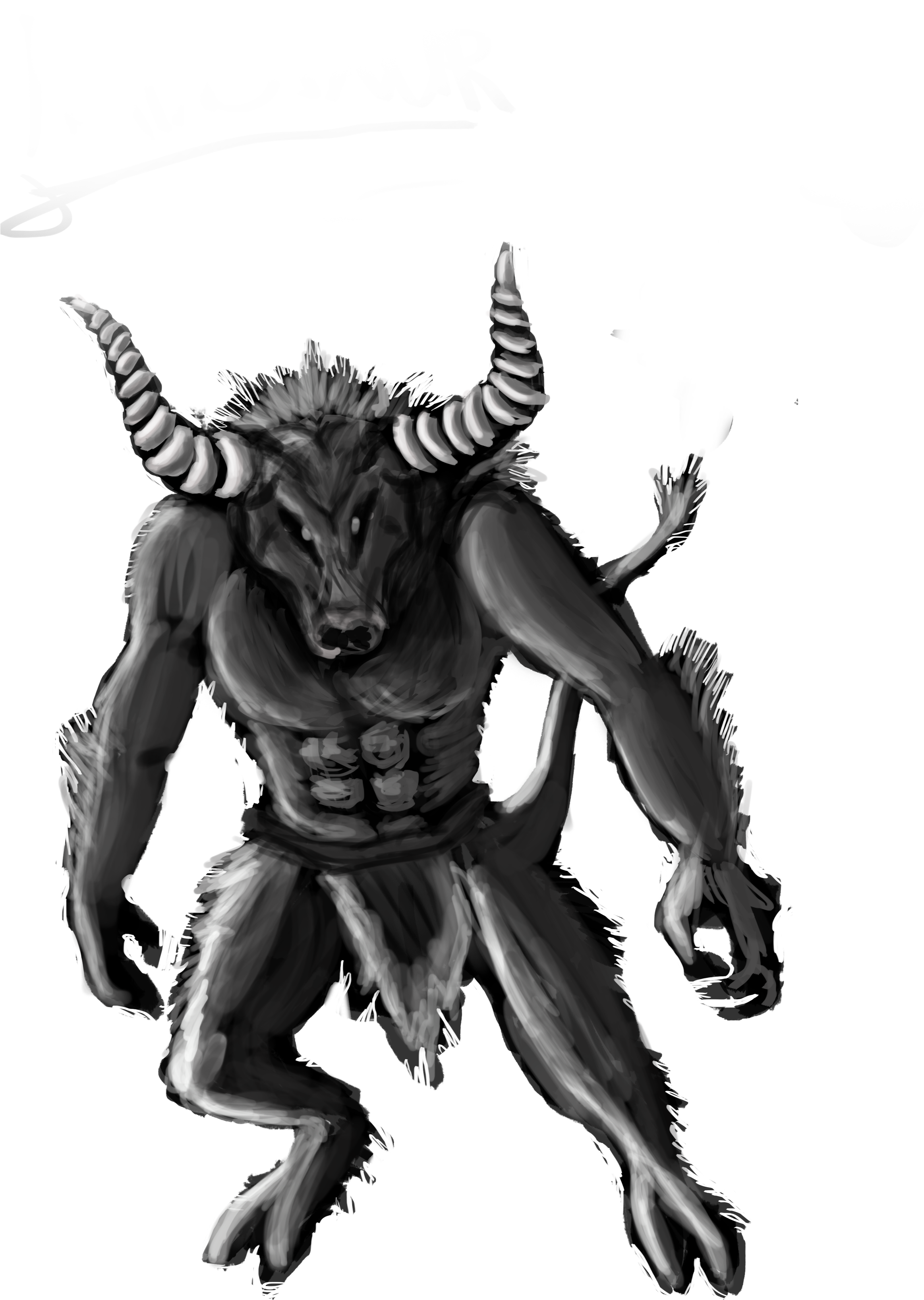 Minotaur - Myth (2480x3508), Png Download