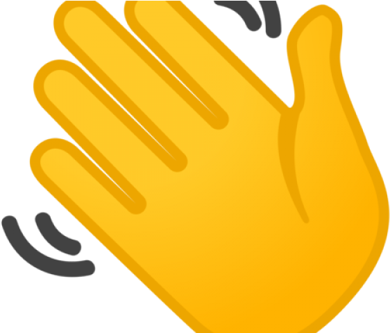 Emoji Wave Png The Emoji - Winkende Hand (640x480), Png Download