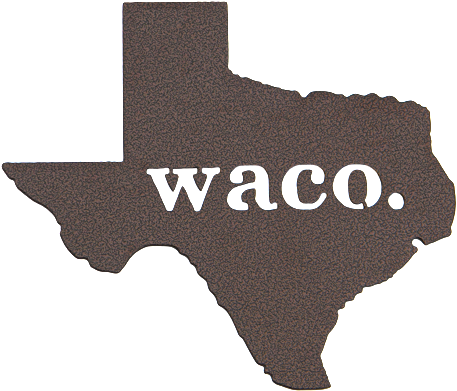 Texas Waco Bronze Wall Emblem - Texas (500x400), Png Download