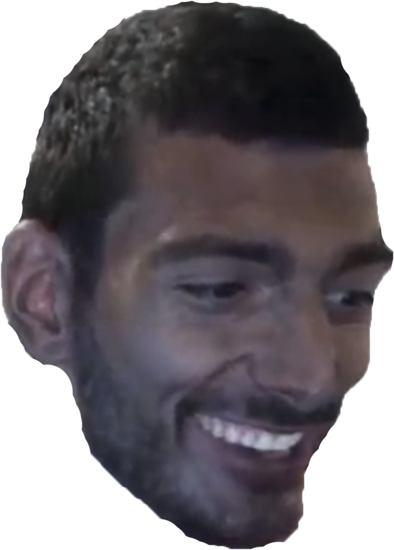 Suggestionnew Emote Request "trihard Poseidon" - Buzz Cut (1240x1208), Png Download
