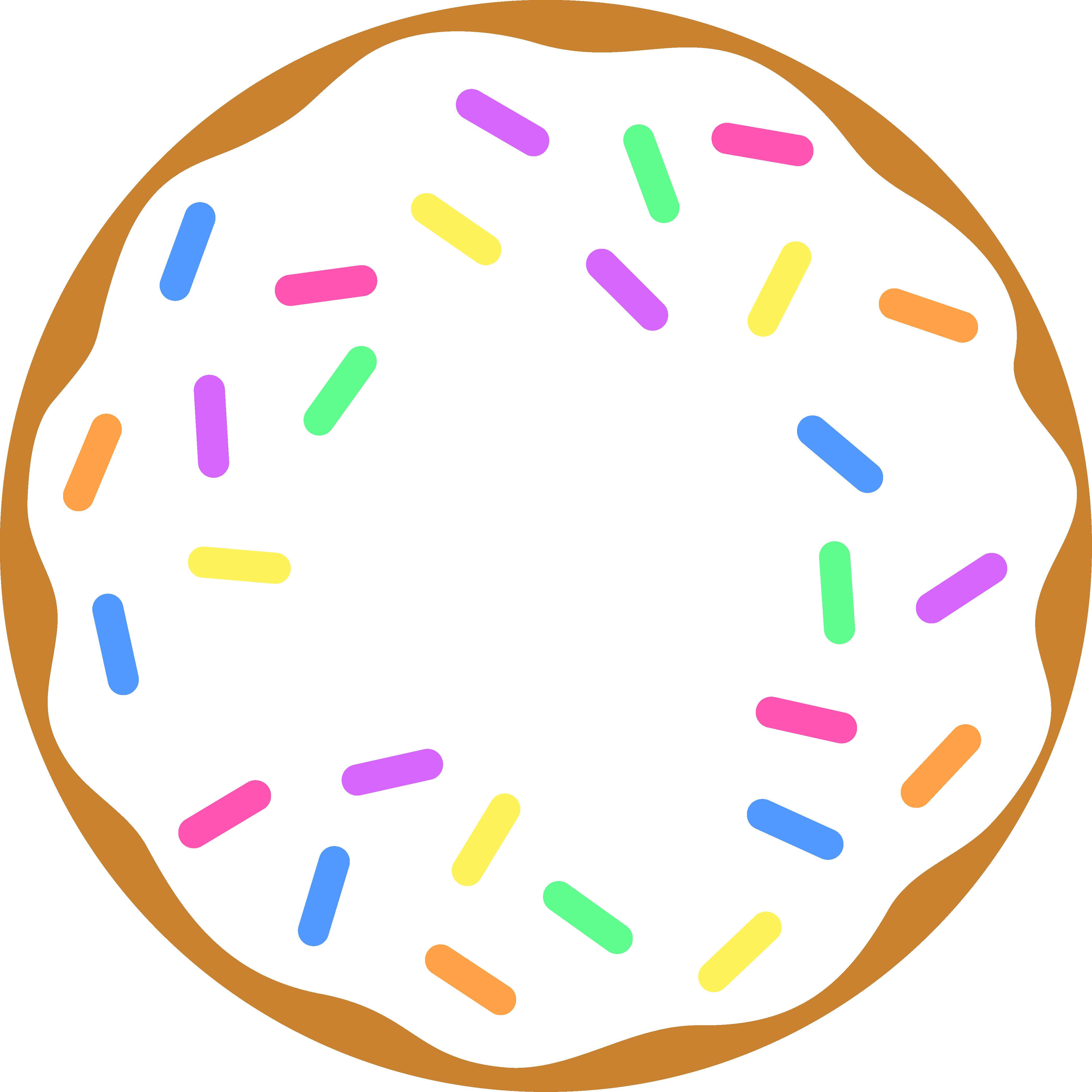 Donuts Clipart - Donut Clip Art (4187x4187), Png Download