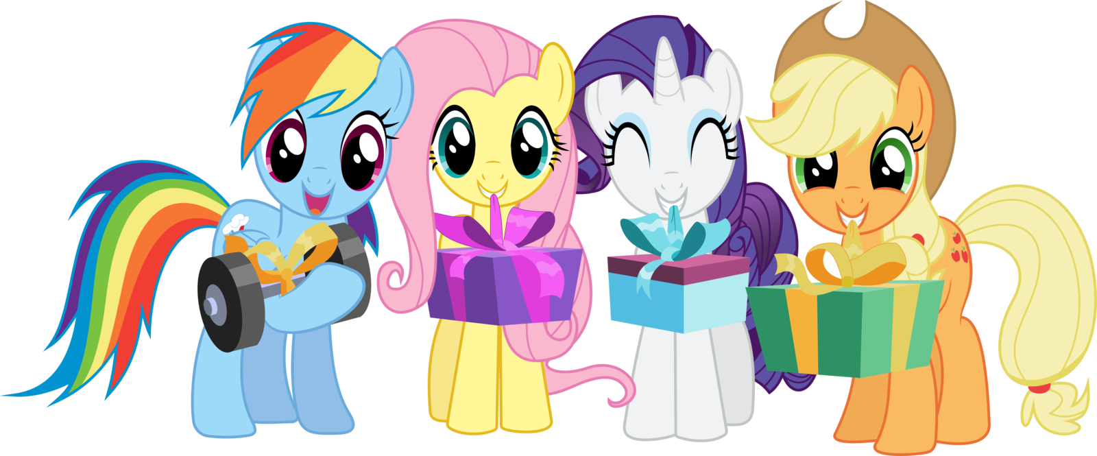Happy Birthday - My Little Pony Cumpleaños (1600x665), Png Download