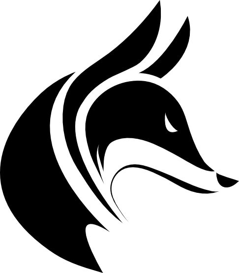 Download Hd Fox Head Black Logo Png Swamp Fox Transparent Png Image Nicepng Com