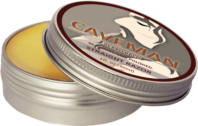 Mancave Caveman Drunken Caveman (bay Rum) Beard Balm, (600x600), Png Download