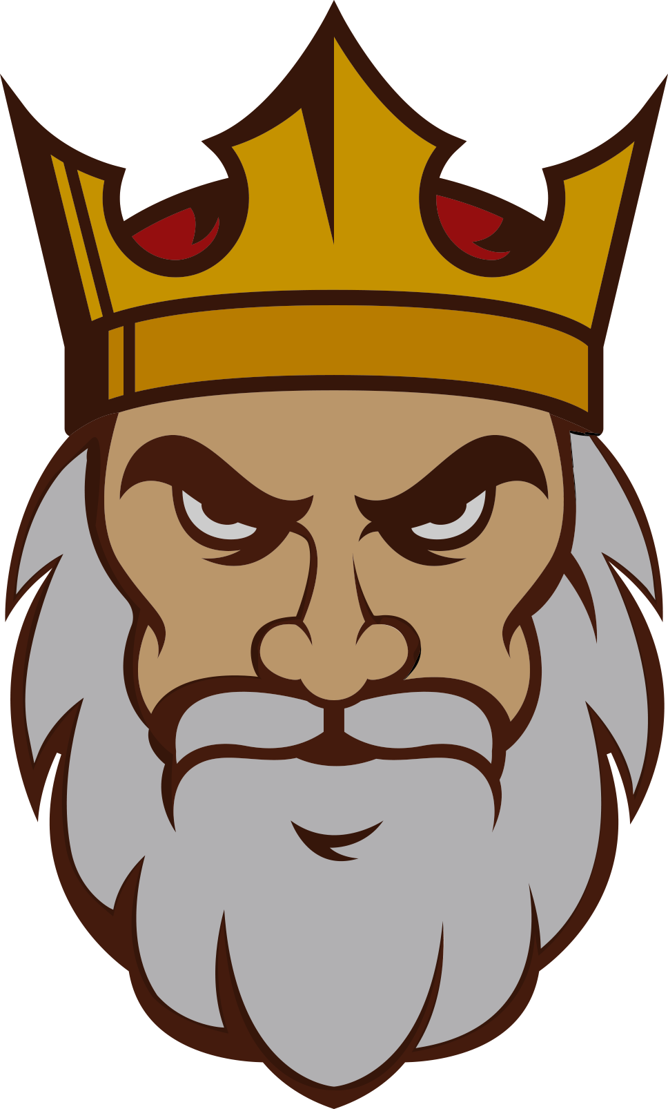 Until - - King Face (968x1606), Png Download