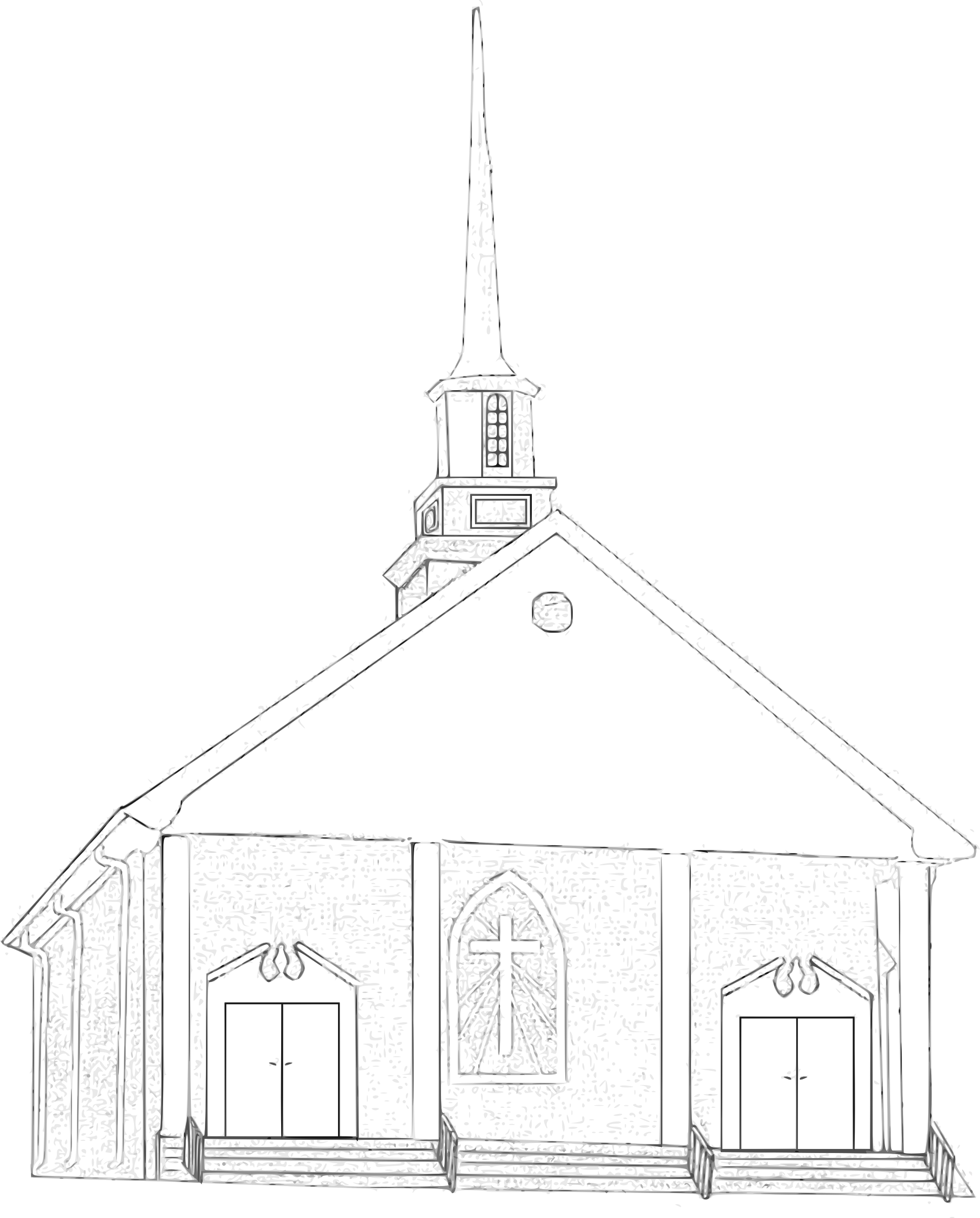 This Free Icons Png Design Of Country Church (1931x2400), Png Download