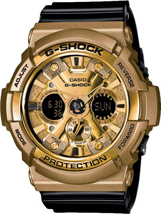Scene1 - Casio G Shock Gold Black (700x700), Png Download