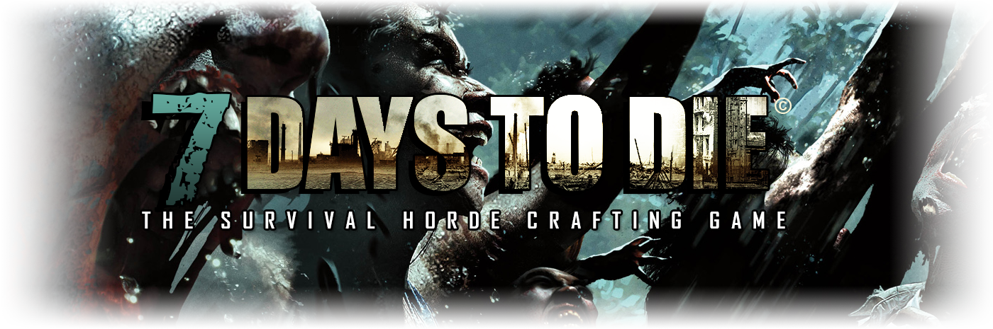 7 Days To Die Wallpaper Px, (1400x465), Png Download