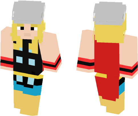 Thor - Skin (584x497), Png Download