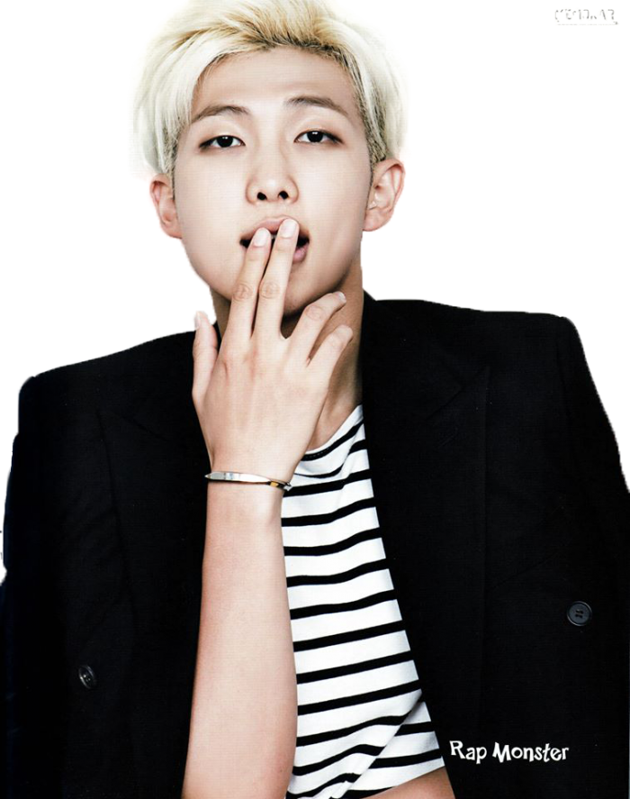 #bts #bangtan Boys #jimin #rap Monster #taehyung #jhope - Rap Monster Bts Png (700x887), Png Download