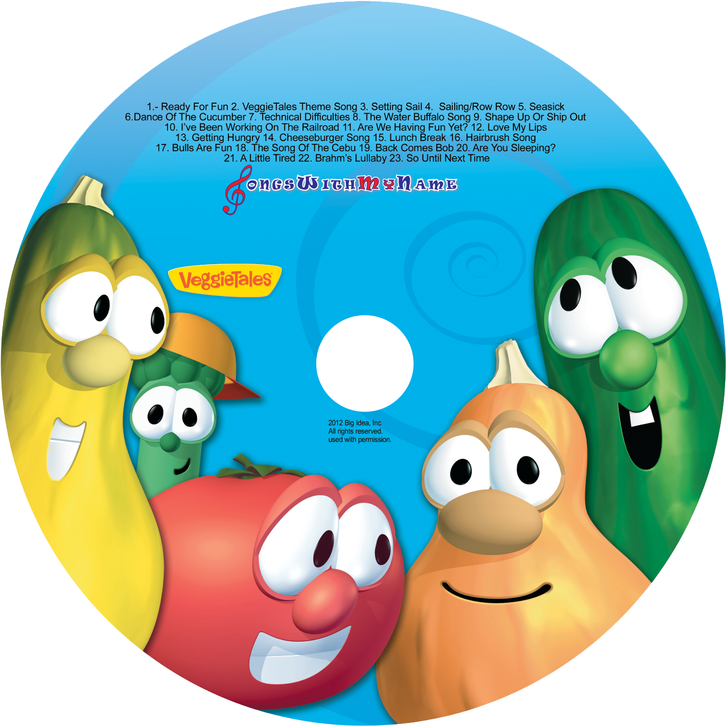 Silly Songs With Veggietales - Veggie Tales Just Me Music (1500x1500), Png Download
