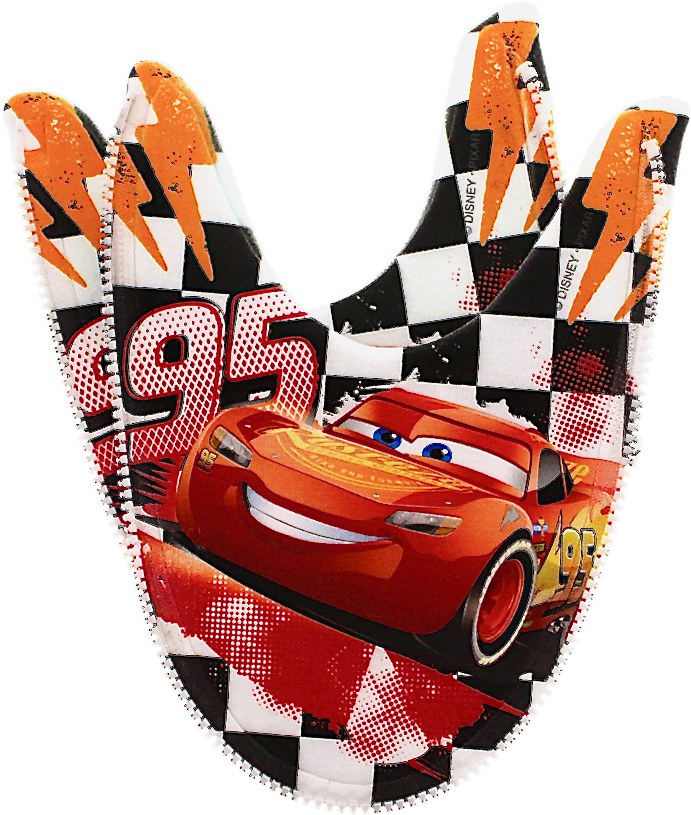 Lightning Mcqueen Mix N Match Zlipperz Set - 9" Airfill Only Cars 3 Balloon - Mylar Balloons Foil (1024x1024), Png Download