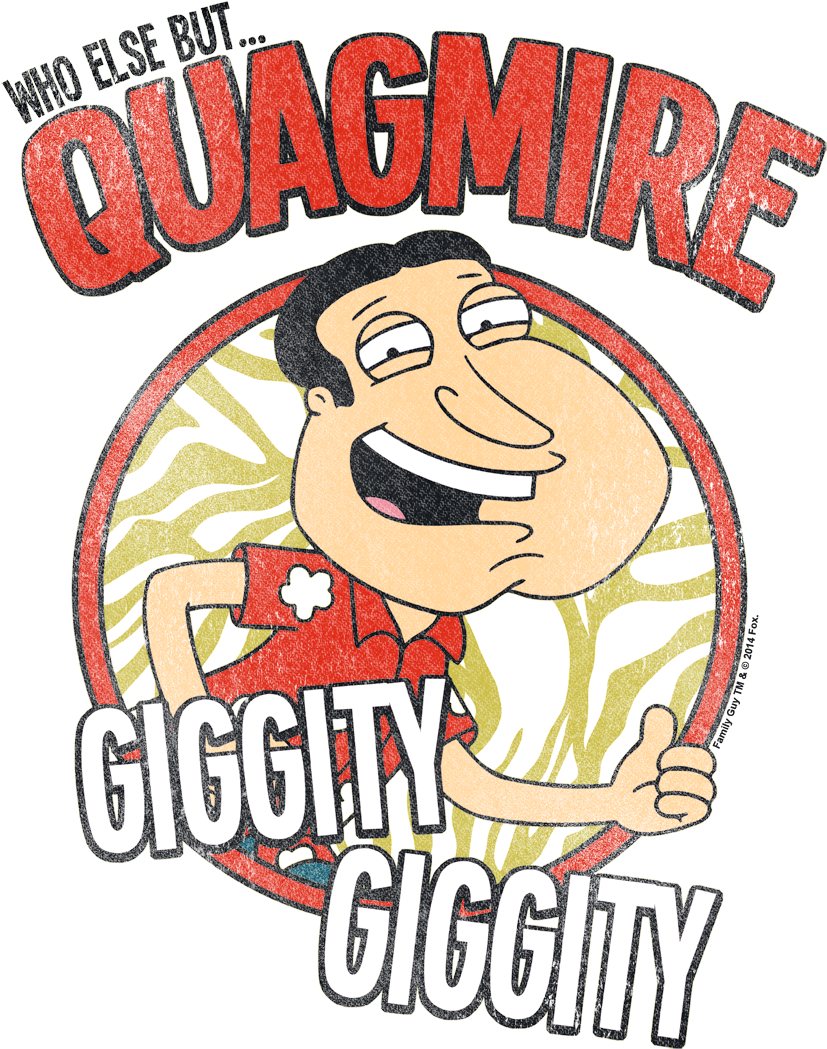 Family Guy Quagmire Men's Regular Fit T-shirt - Quagmire T Shirts Family Guy (850x1152), Png Download