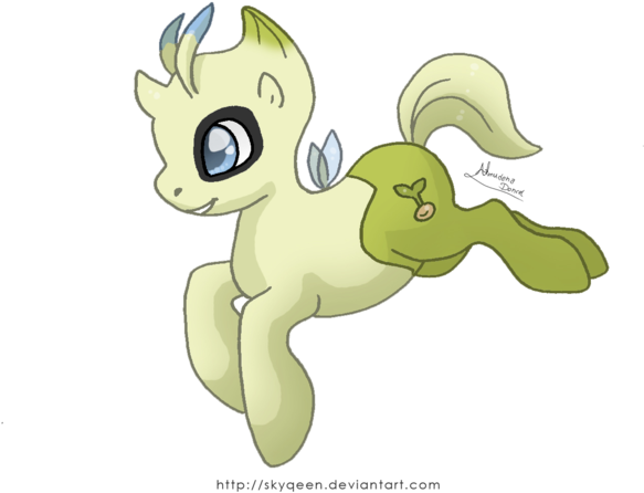 Mysweetqueen, Celebi, Pokémon, Safe - Mlp Legendary Pokemon (600x527), Png Download