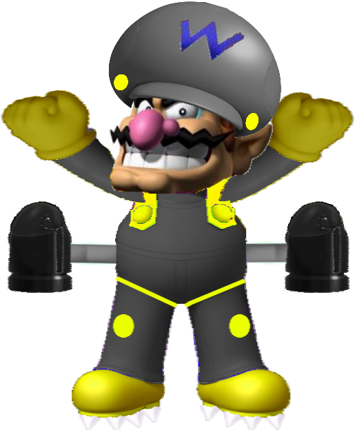 Robo Wario - Blue Toad (524x640), Png Download