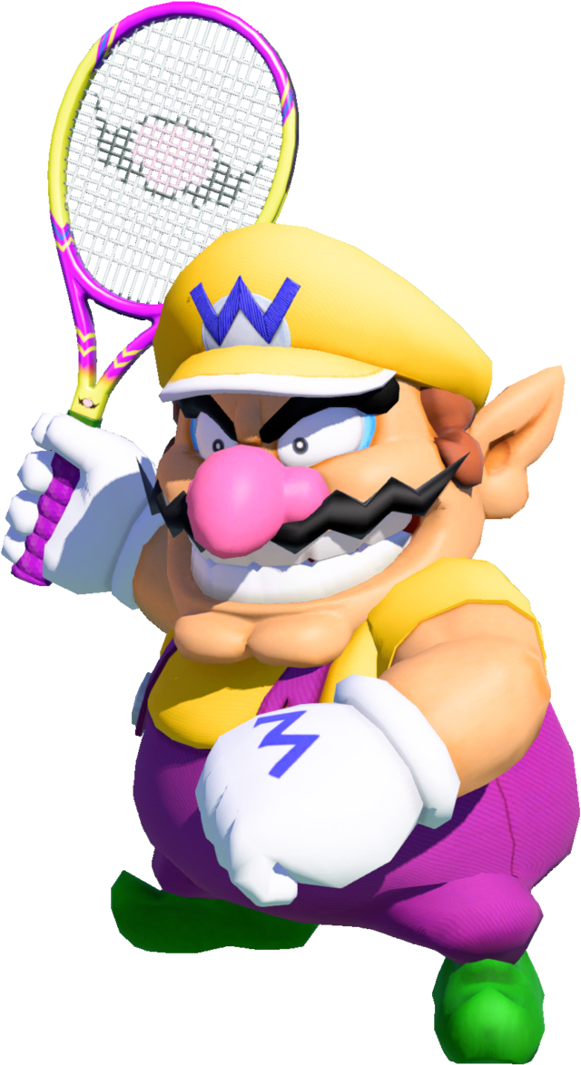 Wario Mario Tennis Ultra Smash - Mario Tennis Aces Wario (809x988), Png Download