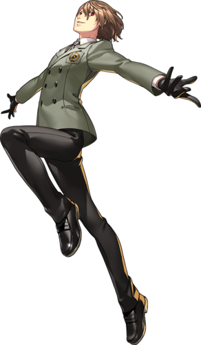 Warioware Gold - Persona 3 Dancing Star Night Akechi (292x500), Png Download