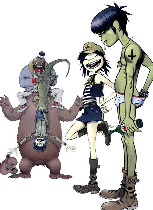 Jamie Hewlett - Noodle Gorillaz Jamie Hewlett (500x687), Png Download