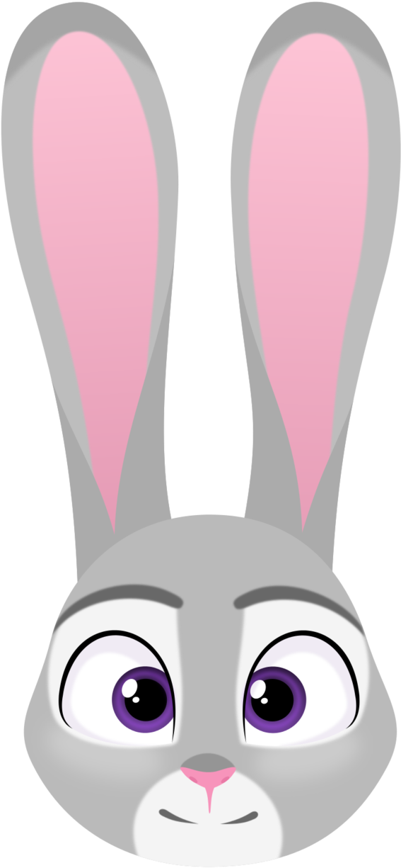 Judy Hopps By Fehlung On Deviantart - Judy Hopps Face Vector (578x1383), Png Download