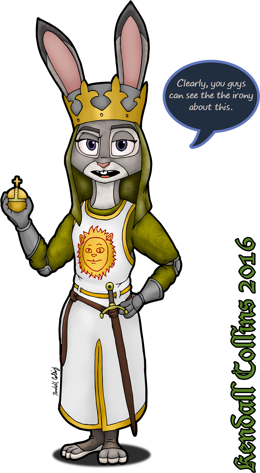 Judy Hopps And The Holy Hand Grenade - Holy Hand Grenade Art (1280x1977), Png Download