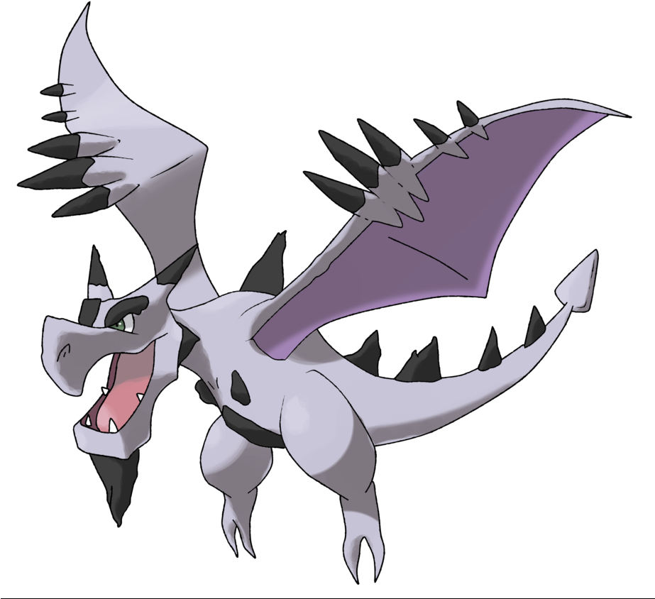 Clip Art Black And White Download Pokemon Go Legendary - Pokemon Mega Aerodactyl Type (922x866), Png Download