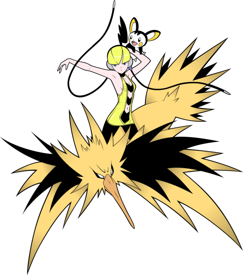 View 1406601977093 , - Zapdos Girl (840x950), Png Download