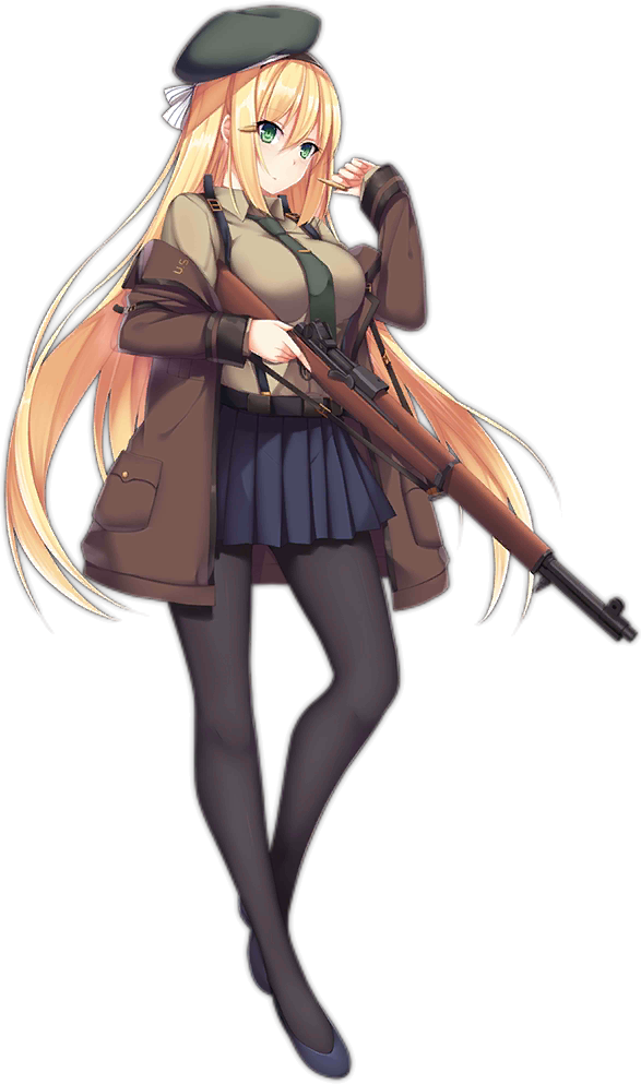 Girls Frontline M1 Garand (587x993), Png Download