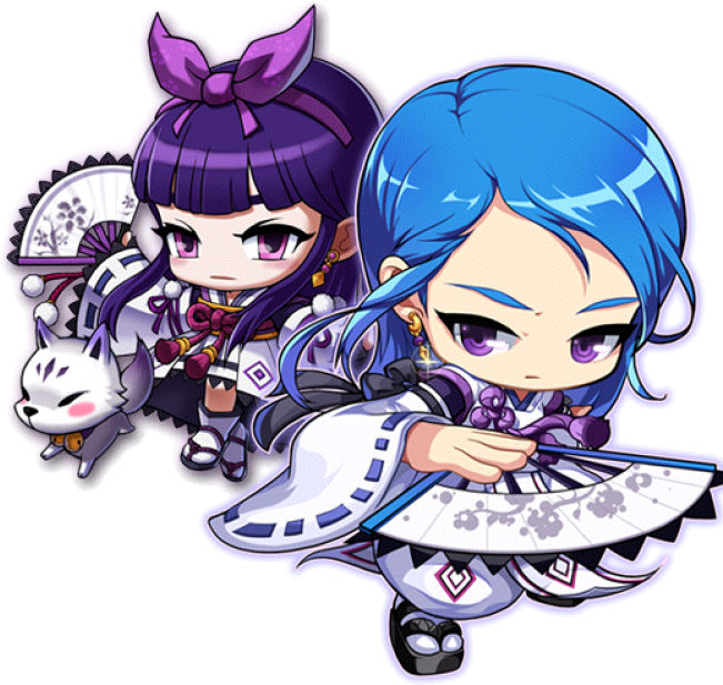 Template For Kanna - Kanna Maplestory (650x650), Png Download