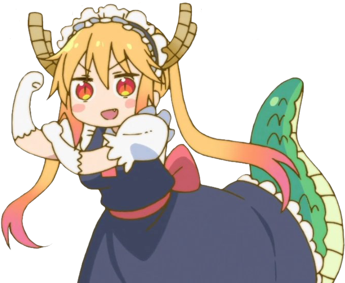 Dragon Strength - Miss Kobayashi's Dragon Maid Png (690x570), Png Download