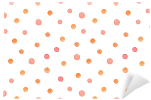 Seamless Pattern With Small Watercolor Painted Dots - Polka Dot (400x400), Png Download