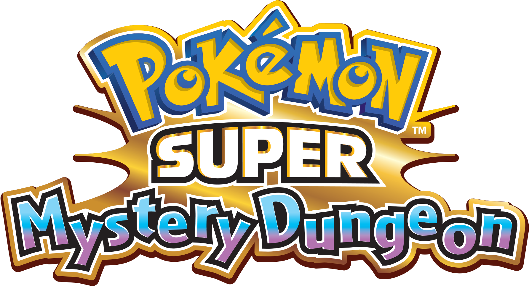 Current - Pokemon Super Mystery Dungeon Logo (1798x974), Png Download