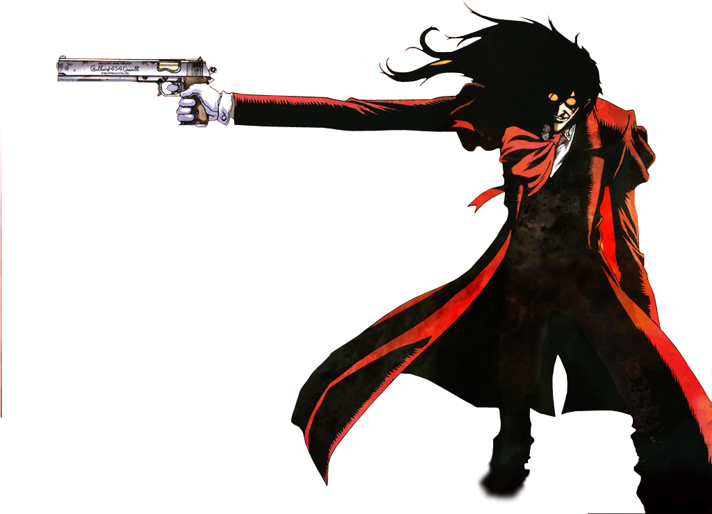 Alucard Png Image Background - Hellsing Alucard (1024x768), Png Download