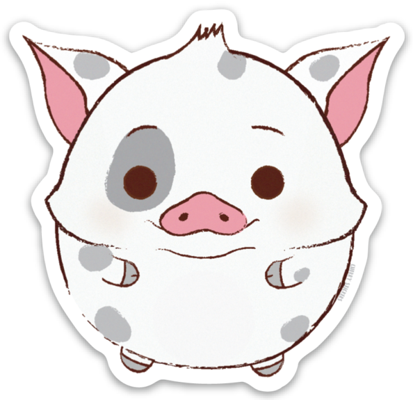 Sticker - Pua - Sticker (594x575), Png Download