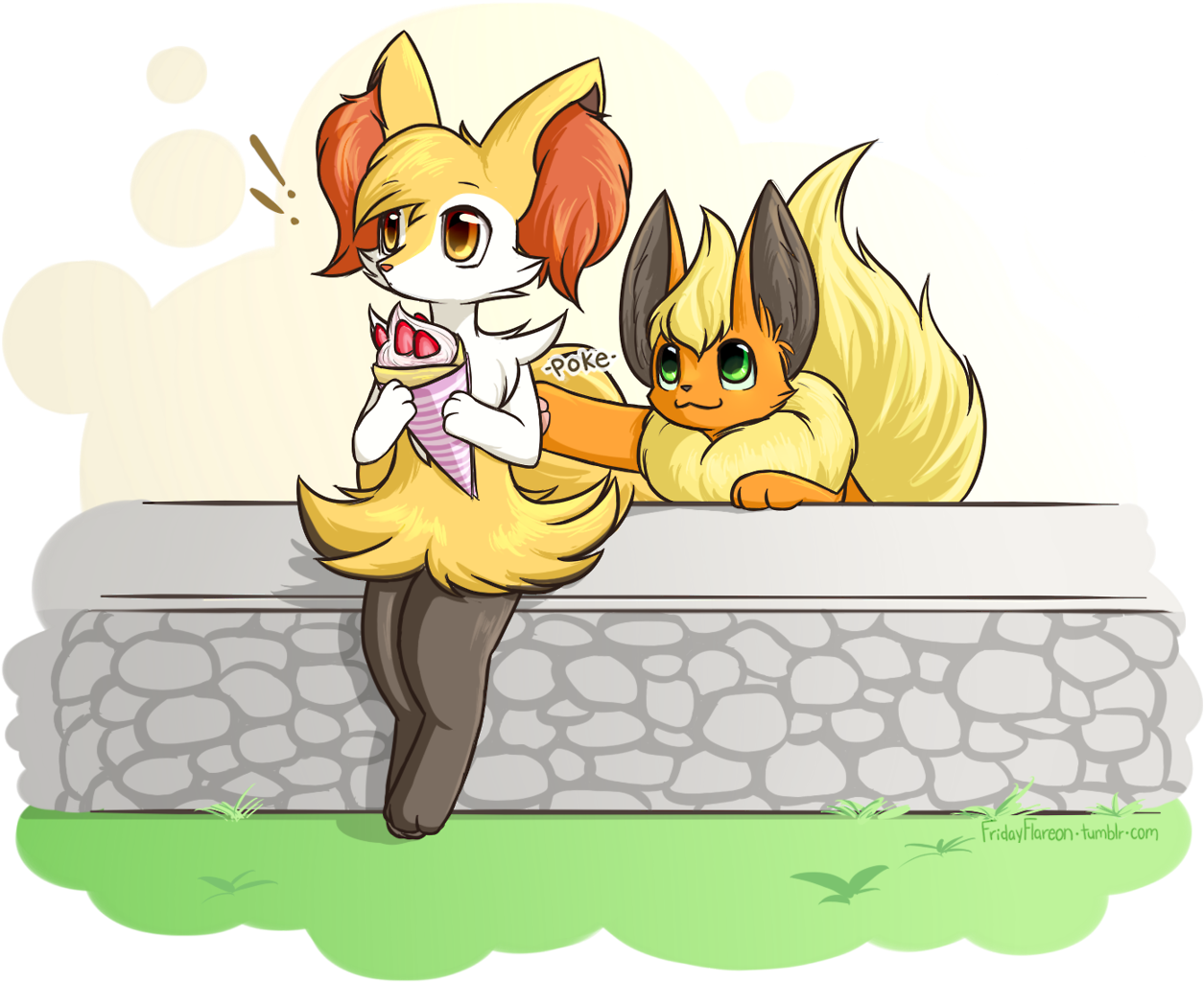 Braixen Y Flareon - Flareon (1280x1058), Png Download