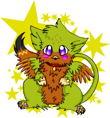 [gift Art Griffin] - Cartoon (386x413), Png Download