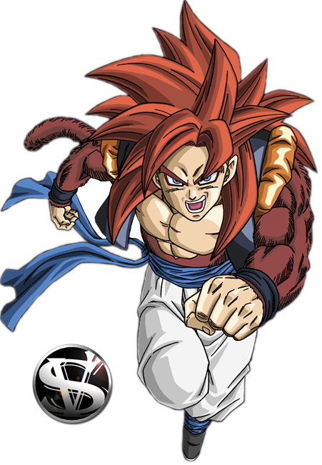 Dragon Ball Gogeta Ssj4 (451x651), Png Download