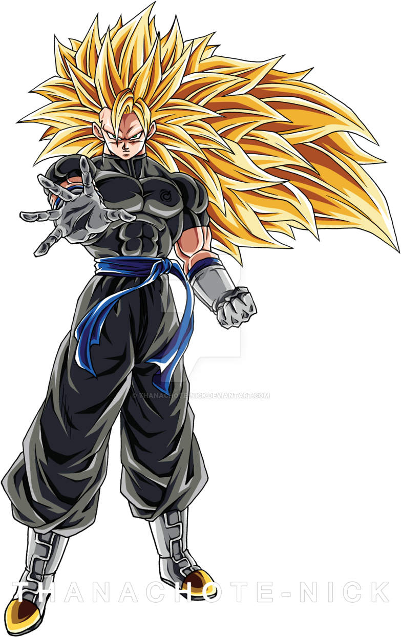 Ex Gogeta Super Color Thanachote Nick Dbz Png Dbz Gogeta - Ex Gogeta Ssj God (900x1273), Png Download