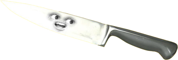 Image Knife Annoying Orange - Bowie Knife (640x237), Png Download